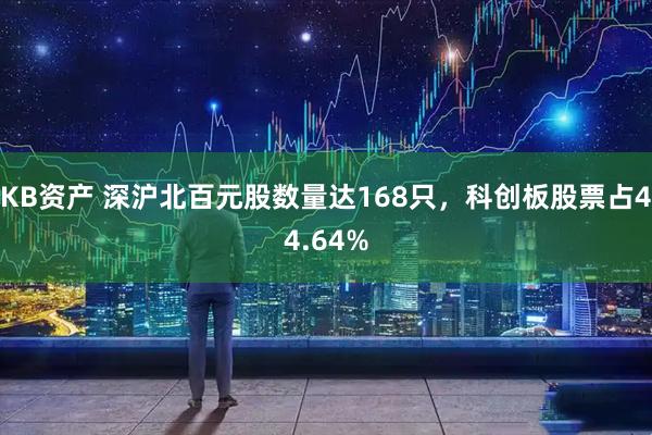 KB资产 深沪北百元股数量达168只，科创板股票占44.64%